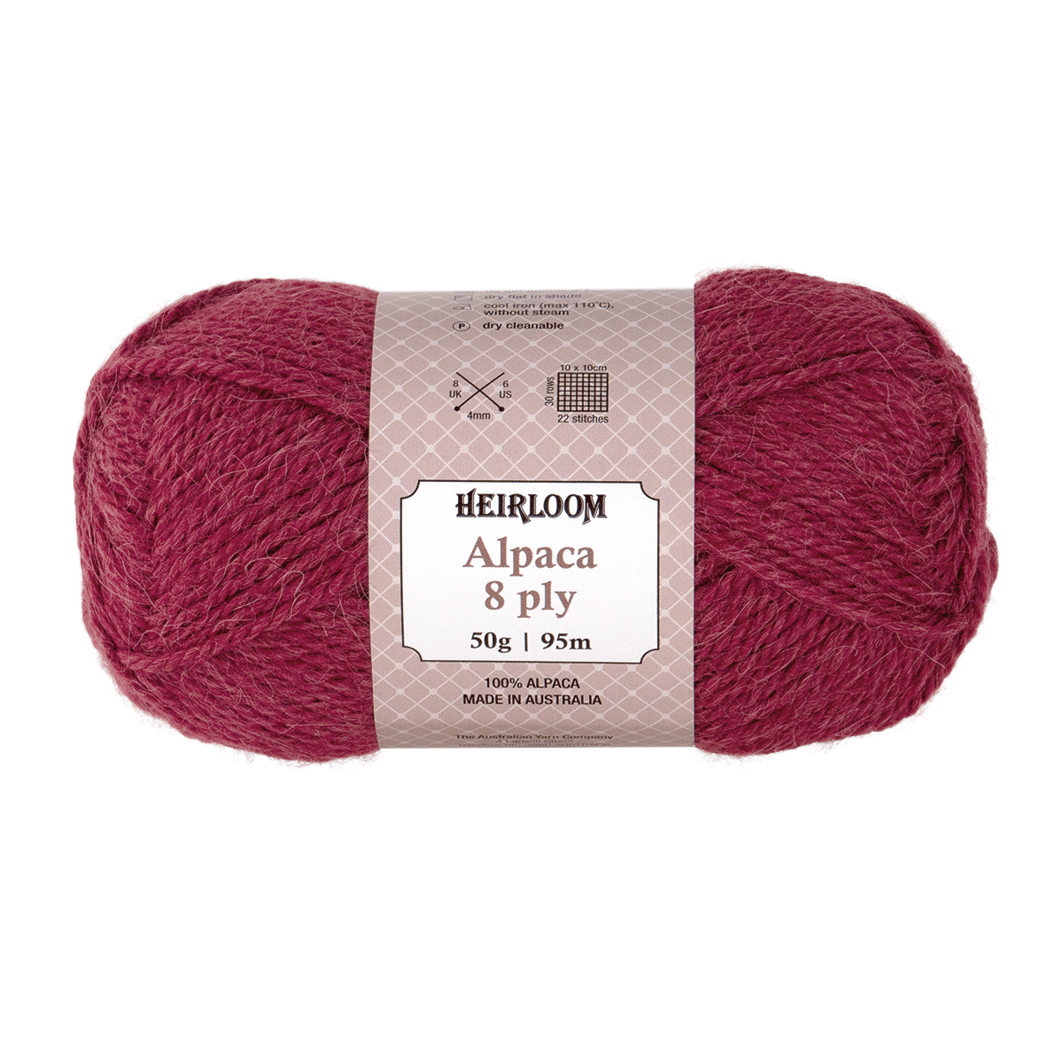 Heirloom Alpaca 8 Ply 6935 - Greyblue Heather - Mooroolbark Wool