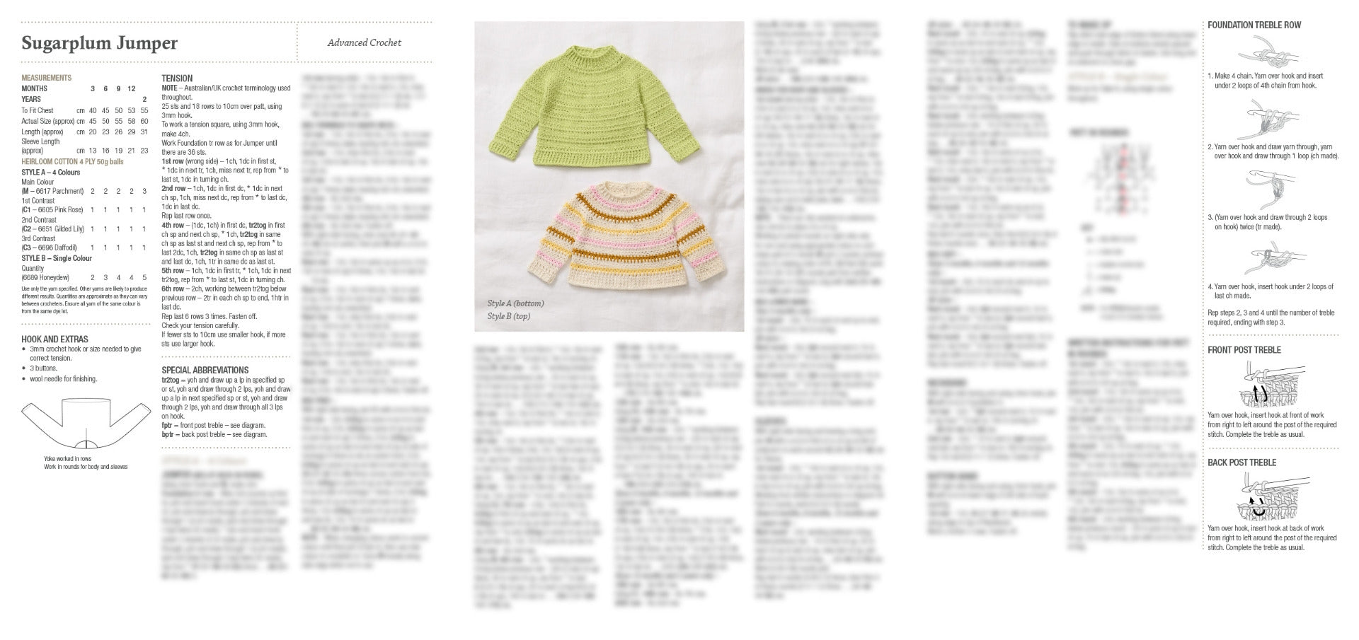 Leaflet 703 - Heirloom Sugarplum Baby 4 Ply
