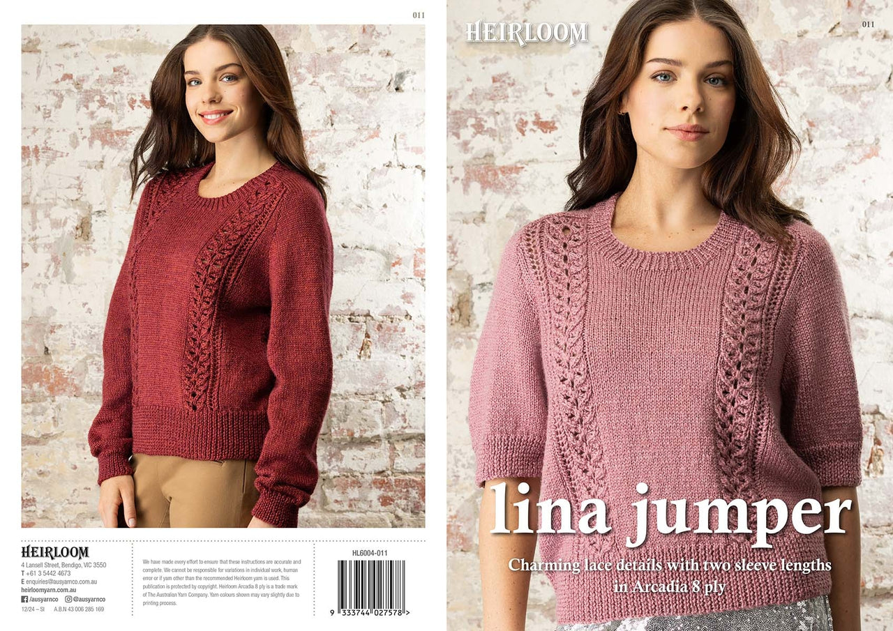 Leaflet 011 - Heirloom Lina Jumper