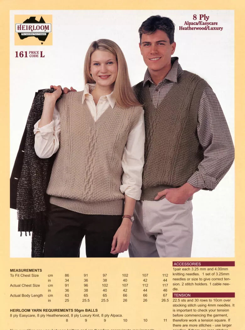 Leaflet 161 -Heirloom 8 ply