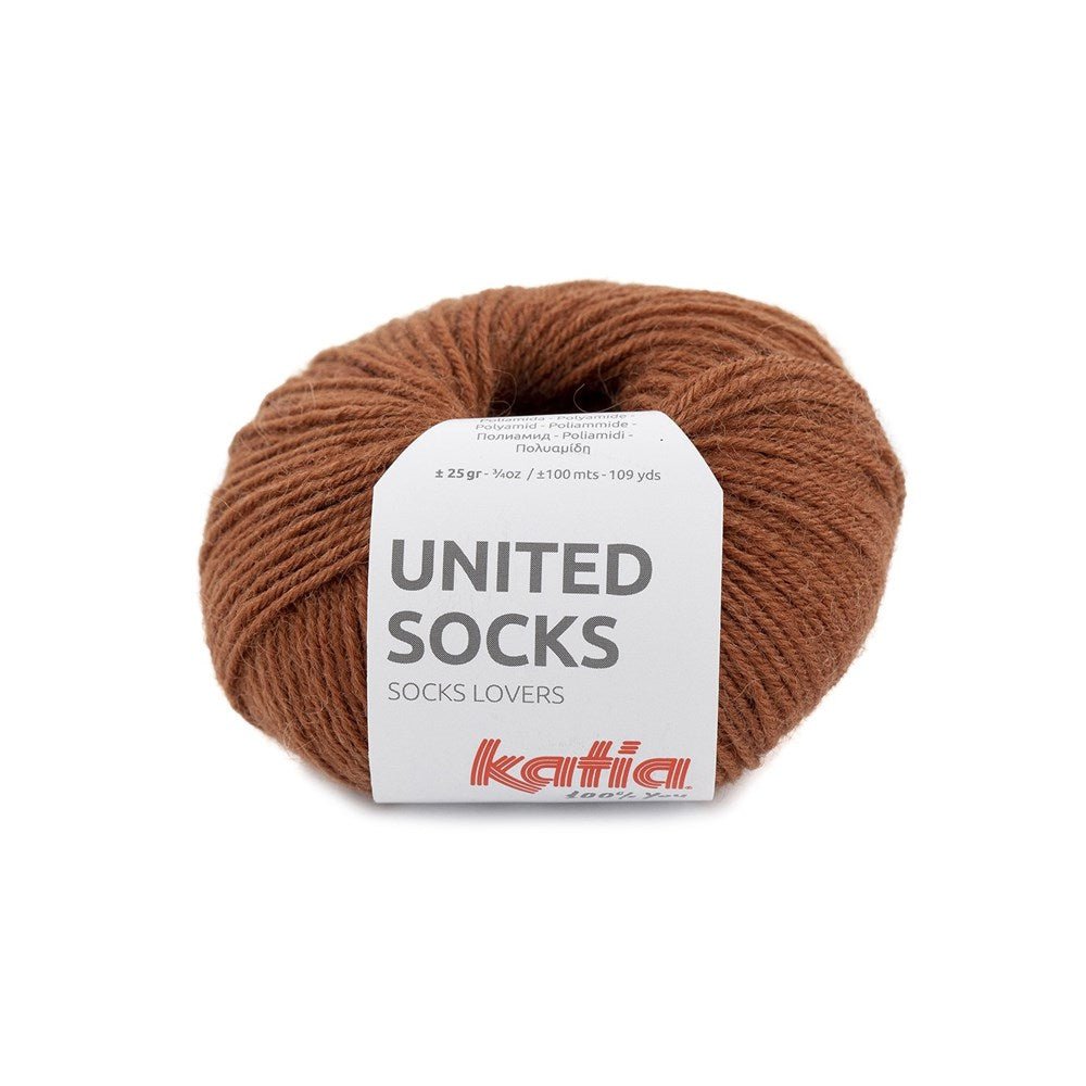 Katia United Socks 02 - Rust - Mooroolbark Wool