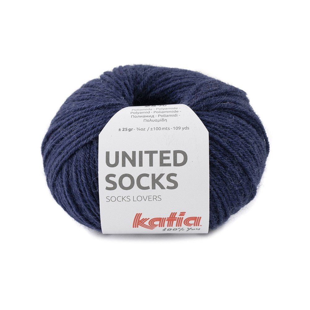 Katia United Socks 11 - Dark Blue - Mooroolbark Wool