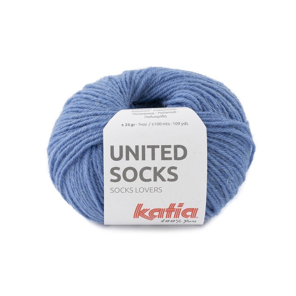Katia United Socks 12 - Jeans - Mooroolbark Wool