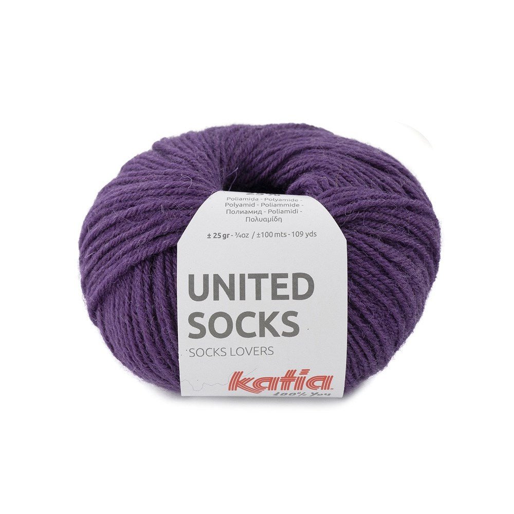 Katia United Socks 13 - Pearl Blackberry - Mooroolbark Wool