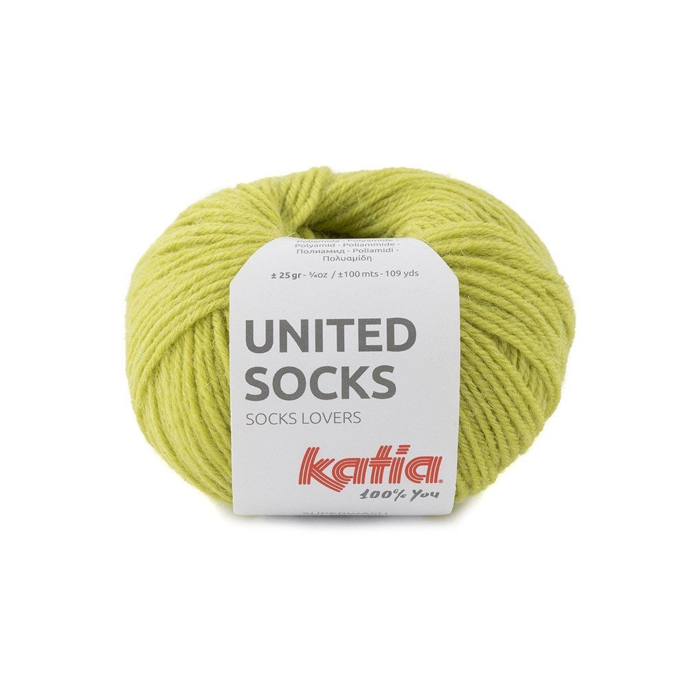 Katia United Socks 20 - Pistachio - Mooroolbark Wool