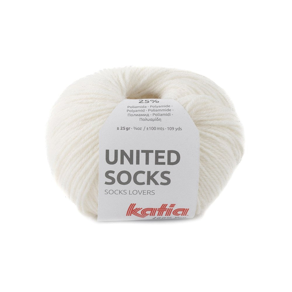 Katia United Socks 5 - Ecru