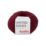 Katia United Socks 16 - Burgundy Red