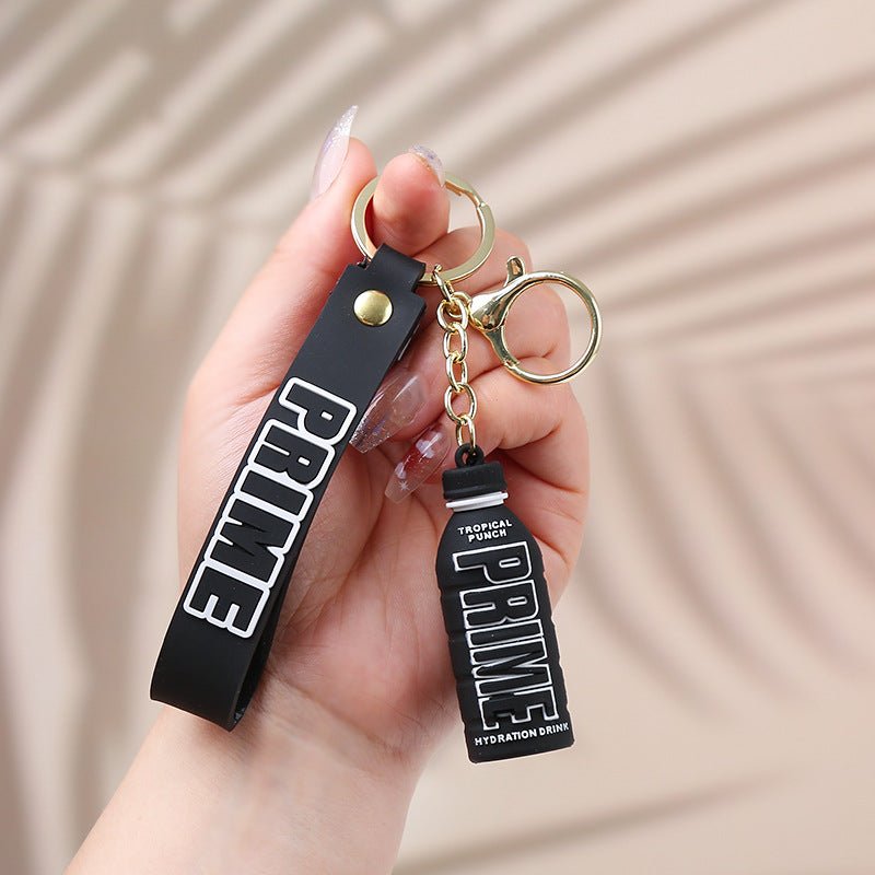 Keyrings - Prime Bottle Black - Mooroolbark Wool