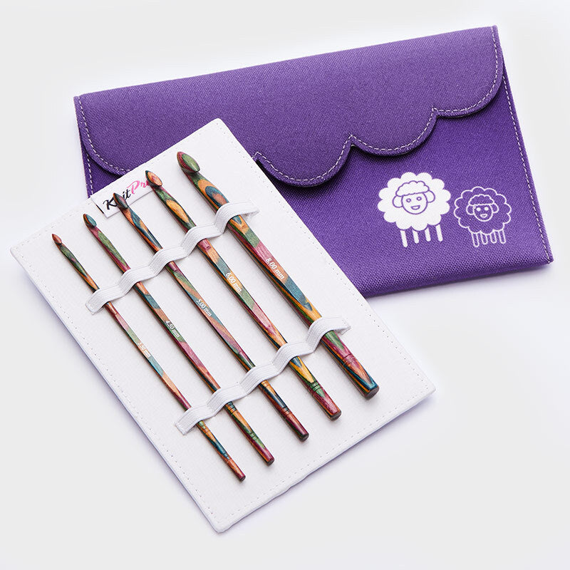 Knit Pro Symfonie Single Ended Crochet Hook Set 20668