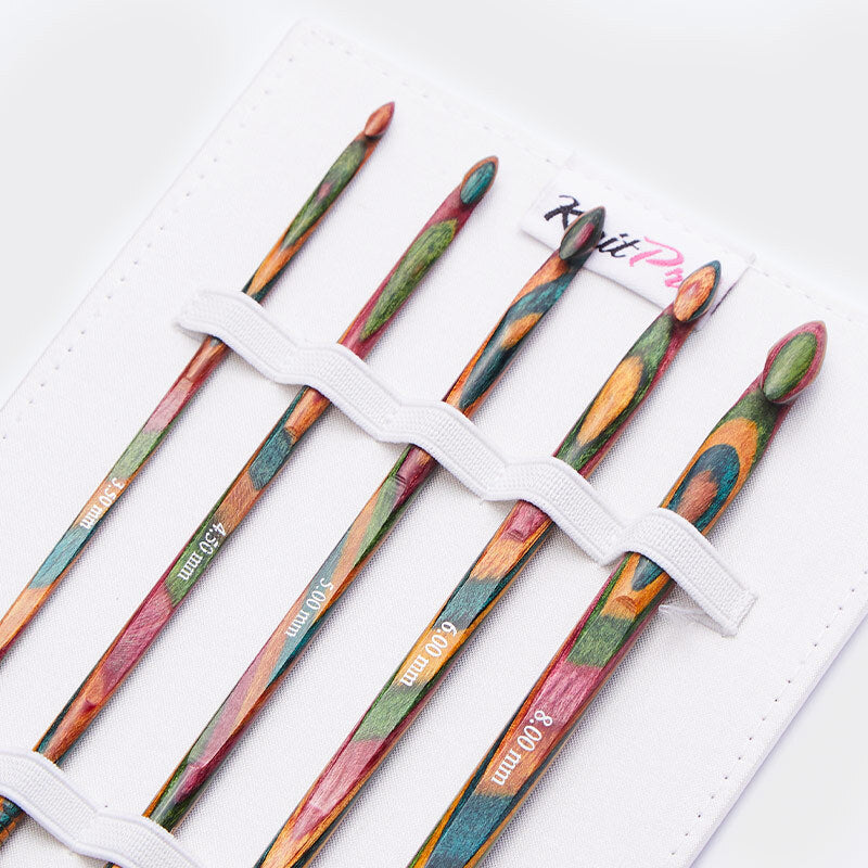 Knit Pro Symfonie Single Ended Crochet Hook Set 20668