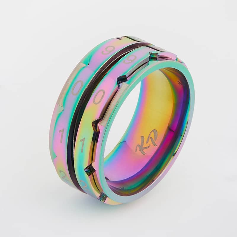 Knit Pro Row Counter Rings - Rainbow