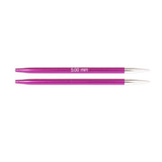 Knit Pro Zing Interchangeable Circular Knitting Needles Short 10cm - 5.00mm 47525