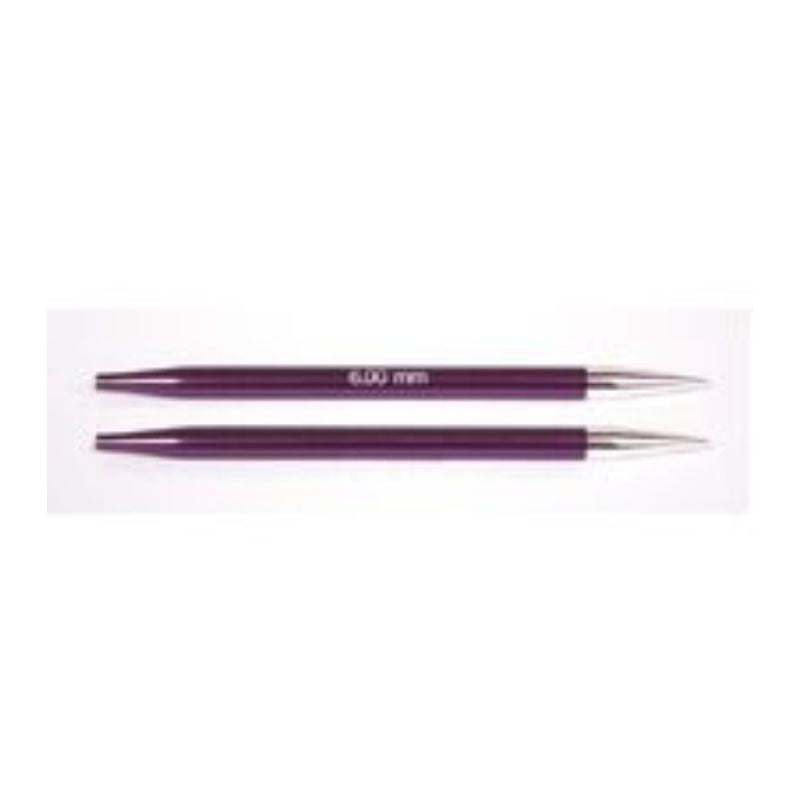 Knit Pro Zing Interchangeable Circular Knitting Needles Short 10cm - 
6.00mm 47527