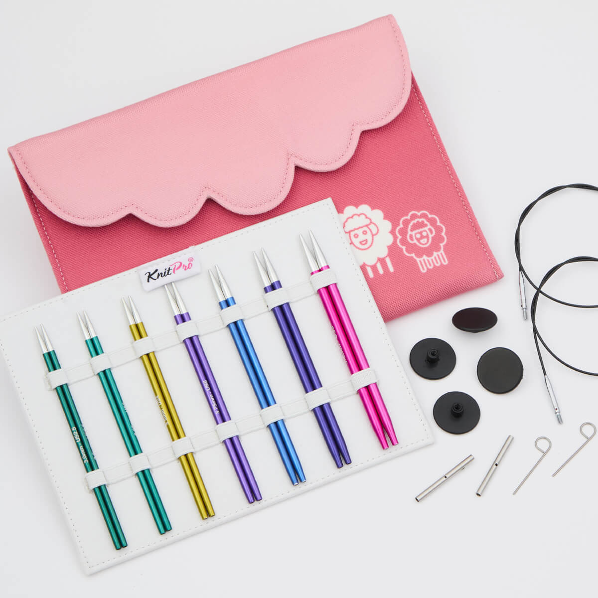 Knit Pro Zing Midi Set Normal Interchangeable Needles 13cm 47434
