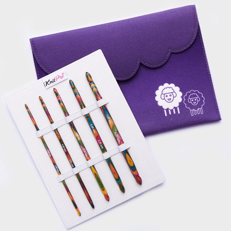 Knit Pro Symfonie Double Ended Crochet Hook Set 20669 - Mooroolbark Wool