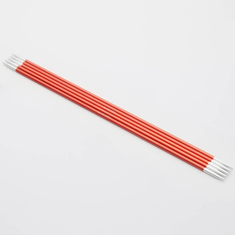 Knit Pro Zing Double Pointed Needles 15cm - 2.75mm 47004 - Mooroolbark Wool