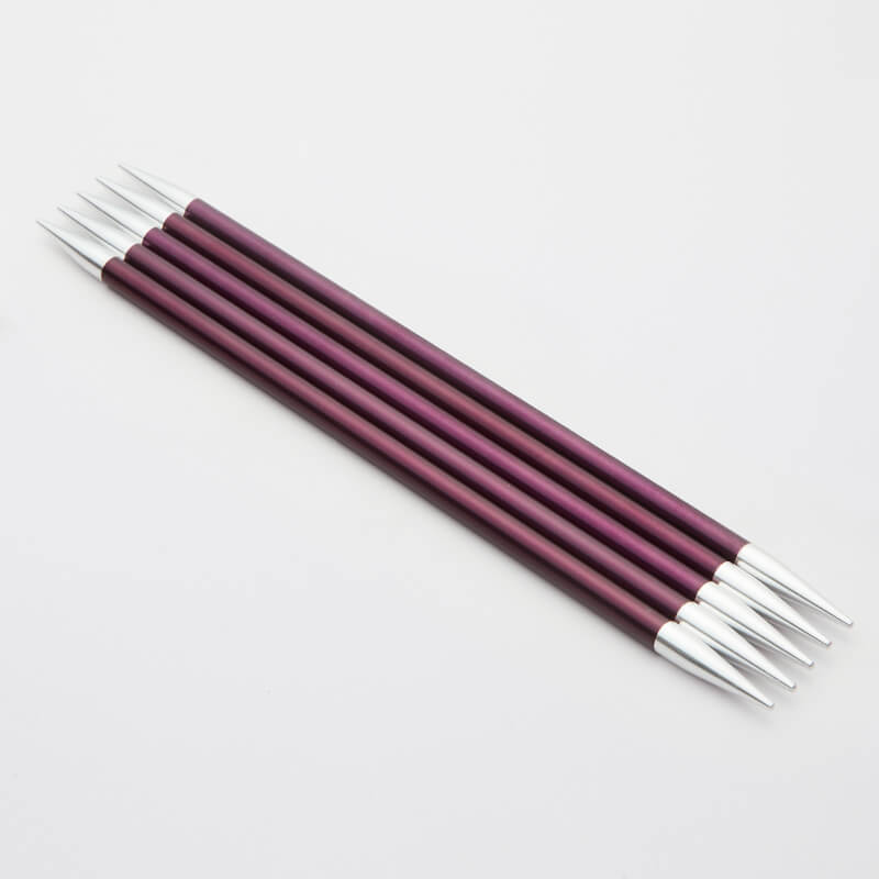 Knit Pro Zing Double Pointed Needles 15cm - 6.00mm 47013 - Mooroolbark Wool