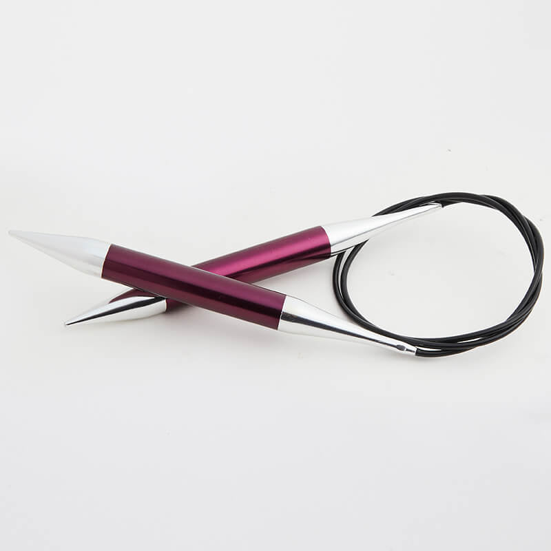 Knit Pro Zing Fixed Circular Knitting Needles 100cm - 12.00mm - Mooroolbark Wool