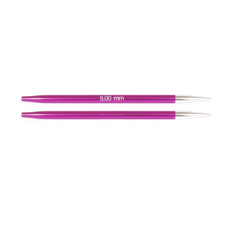 Knit Pro Zing Interchangeable Circular Knitting Needles - Short - 5.00mm - Mooroolbark Wool