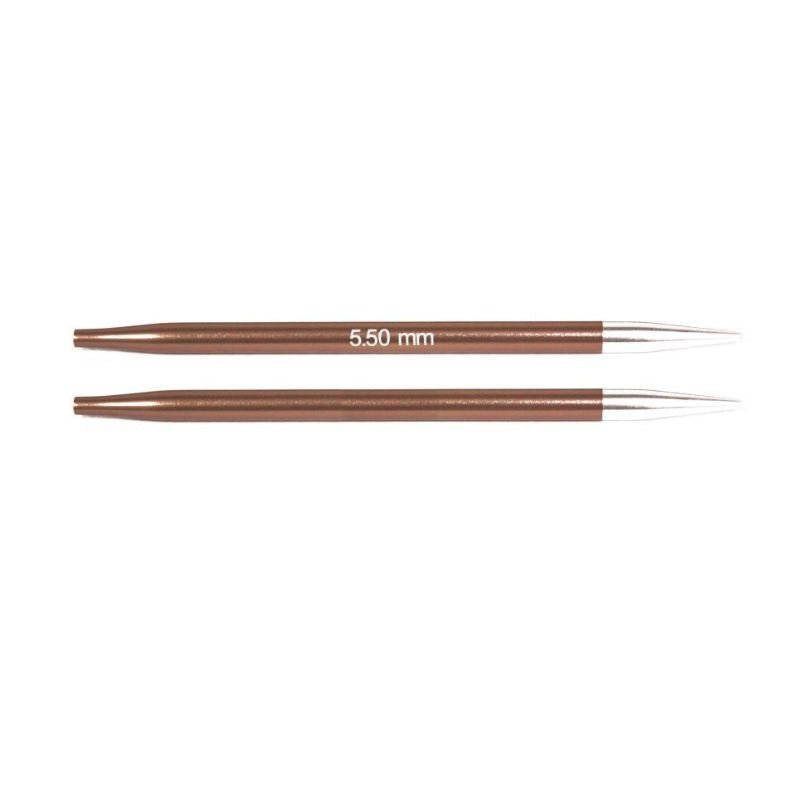 Knit Pro Zing Interchangeable Circular Knitting Needles - Short - 5.50mm - Mooroolbark Wool