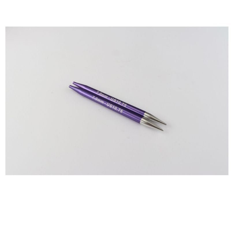 Knit Pro Zing Interchangeable Circular Knitting Needles - Short - 7.00mm - Mooroolbark Wool