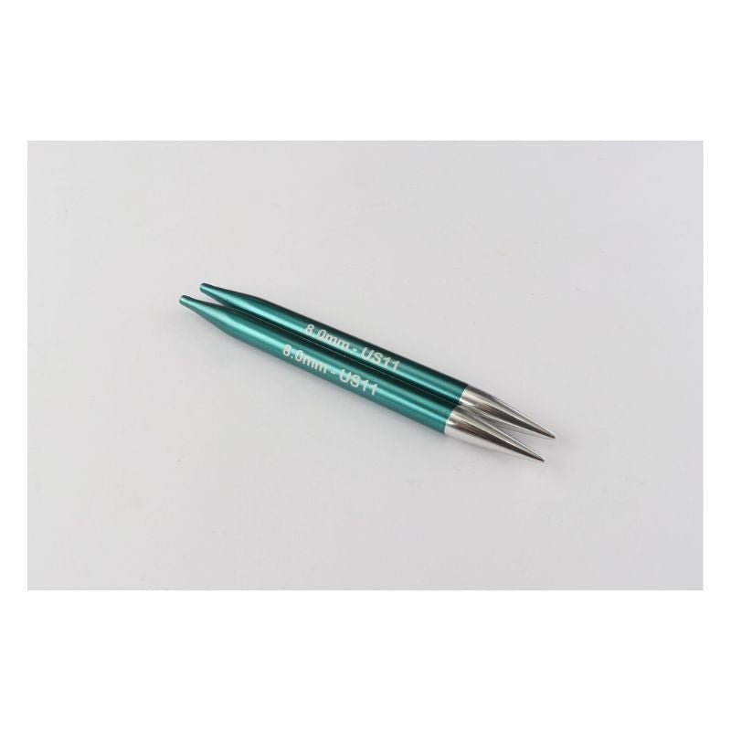 Knit Pro Zing Interchangeable Circular Knitting Needles - Short - 8.00mm - Mooroolbark Wool