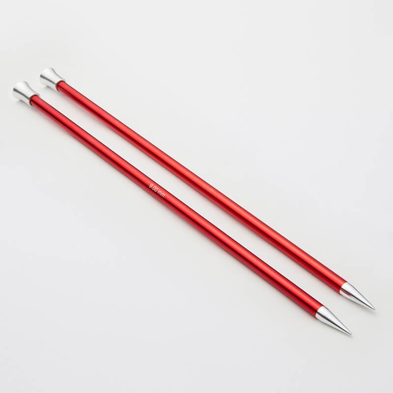 Knit Pro Zing Metal Knitting Needles 30 cm - 9.00mm - Mooroolbark Wool
