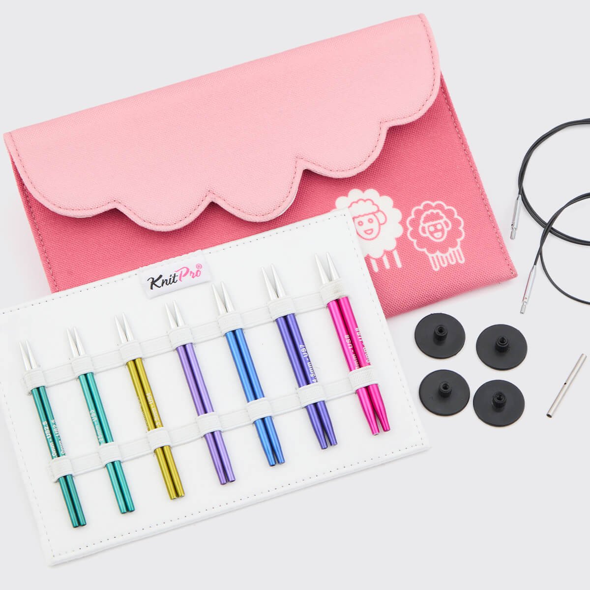 Knit Pro Zing Midi Set Special Interchangeable Needles 10cm 47437 - Mooroolbark Wool
