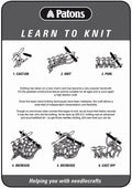 Leaflet 0012LTK - Patons Learn to Knit - Mooroolbark Wool