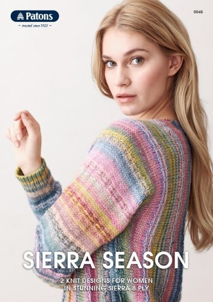 Leaflet 0045 - Patons Sierra Season TL0002 - Mooroolbark Wool