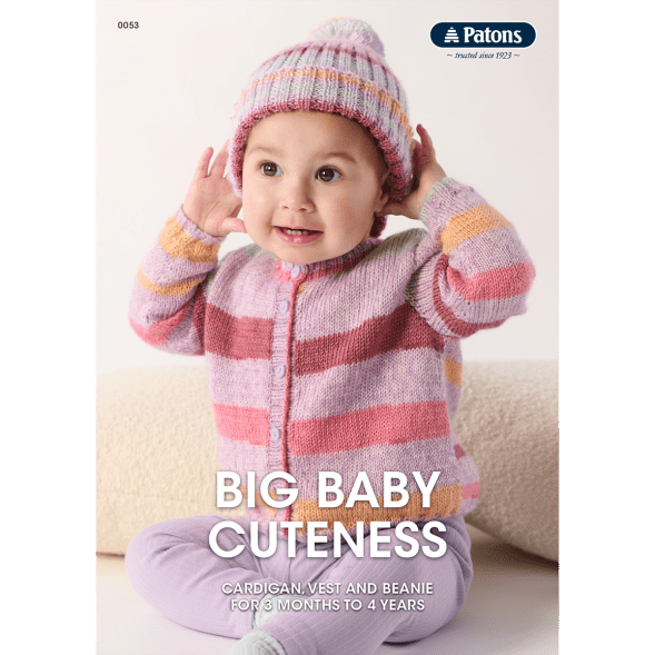 Leaflet 0053 - Big Baby Cuteness TL0002 - Mooroolbark Wool