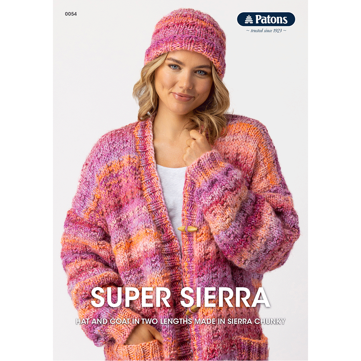Leaflet 0054 - Patons Super Sierra - Original Copy - Mooroolbark Wool