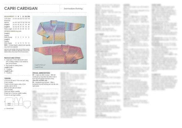 Leaflet 0066 - Patons Capri Cardigan - Original Copy - Mooroolbark Wool