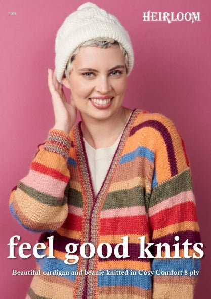 Leaflet 008 - Heirloom Feel Good Knits HL6004 - Mooroolbark Wool