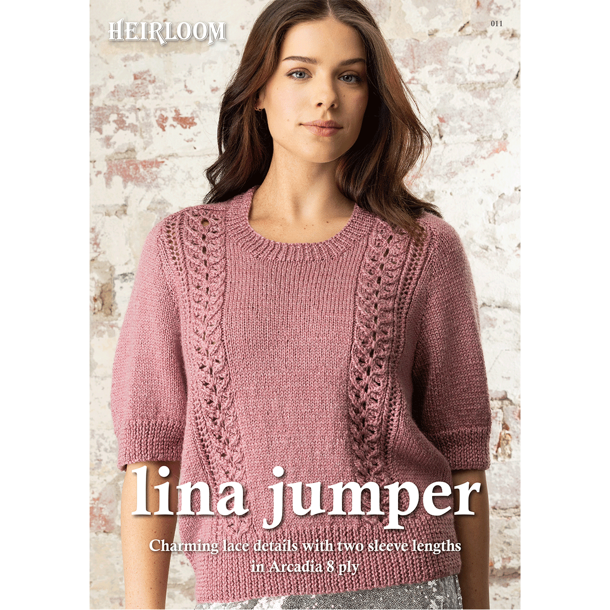 Leaflet 011 - Heirloom Lina Jumper - Original Copy - Mooroolbark Wool