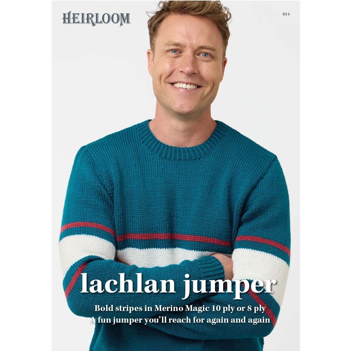 Leaflet 014 - Heirloom Lachlan Jumper - Mooroolbark Wool