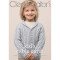 Leaflet 1020 - Cleckheaton Kid's Cable Cardi - Mooroolbark Wool