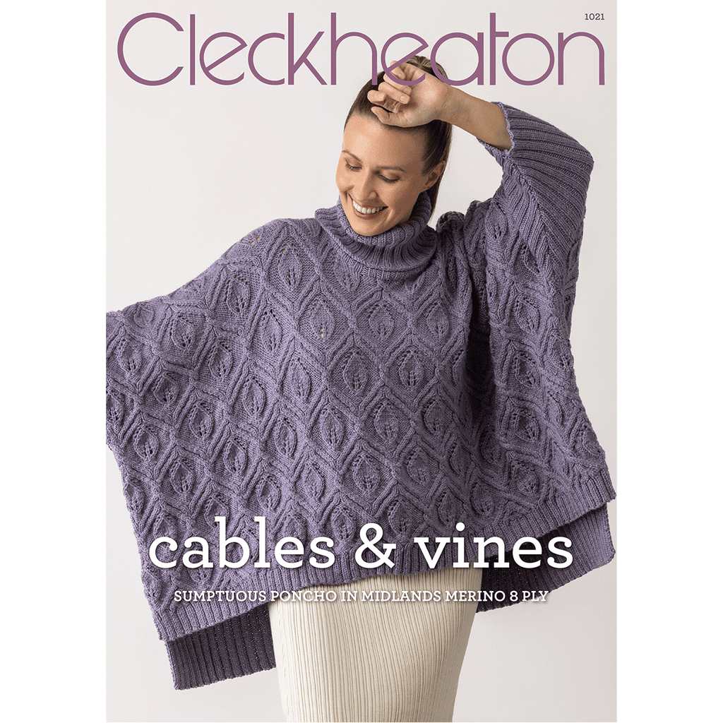 Leaflet 1021 - Cleckheaton Cables & Vines - Mooroolbark Wool