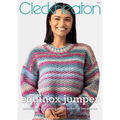 Leaflet 1022 - Cleckheaton Equinox Jumper - Original Copy - Mooroolbark Wool
