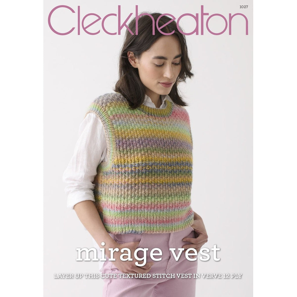 Leaflet 1027 - Cleckheaton Mirage Vest - Original Copy - Mooroolbark Wool