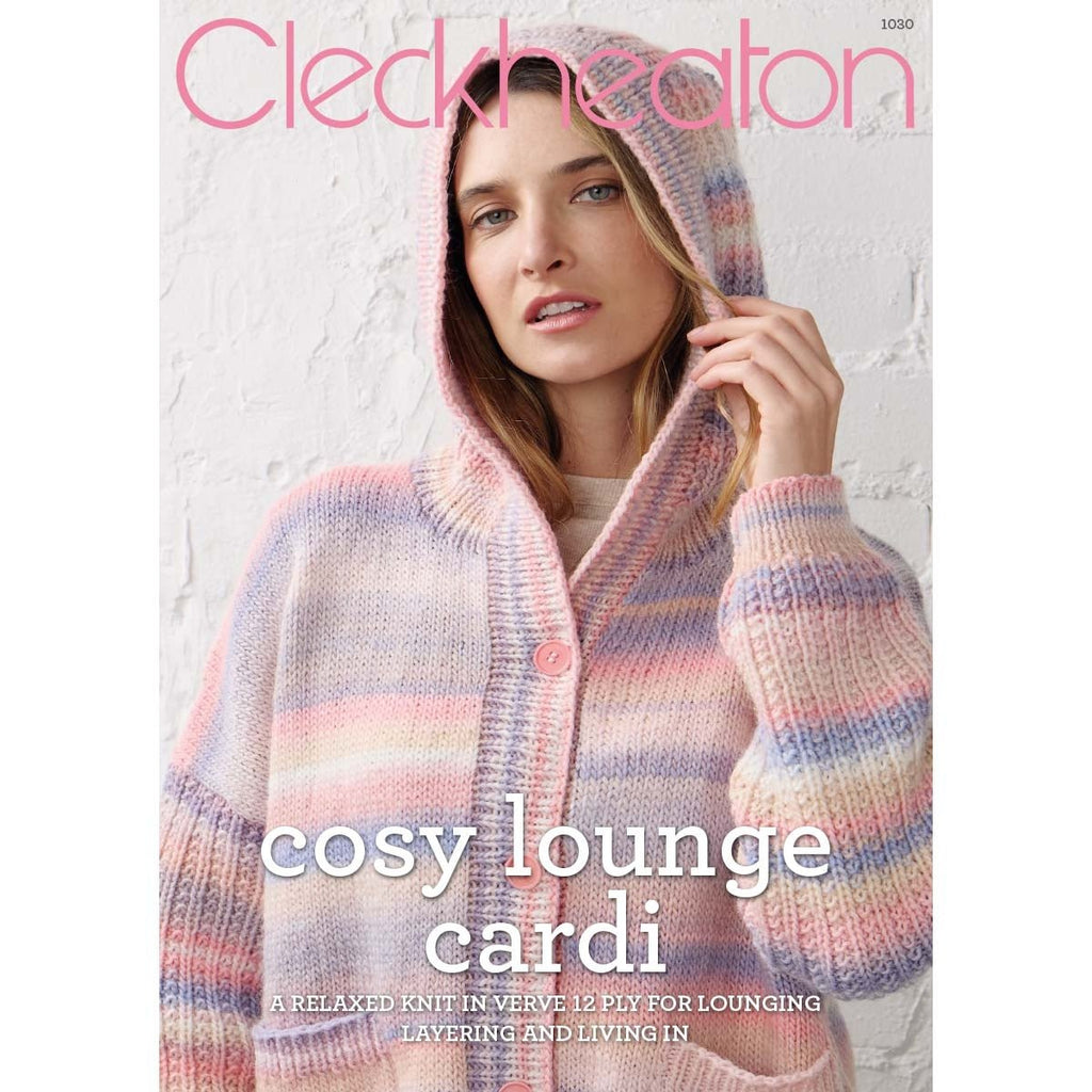 Leaflet 1030 - Cleckheaton Cosy Lounge Cardi - Original Copy - Mooroolbark Wool