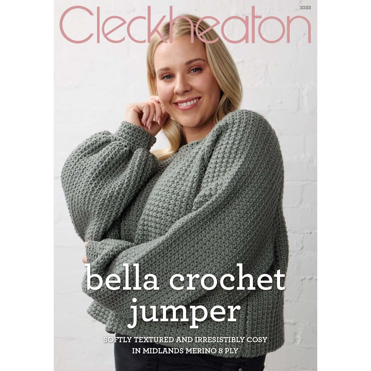 Leaflet 1033 - Cleckheaton Bella Crochet Jumper - Mooroolbark Wool