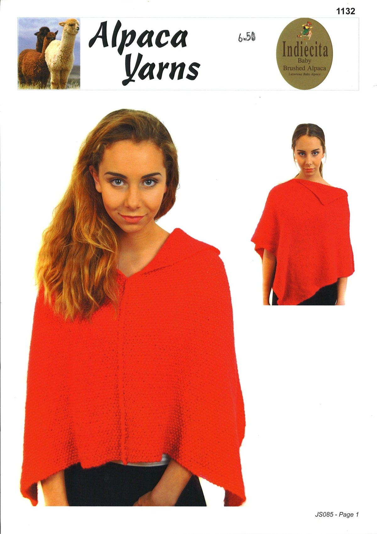 Leaflet 1132 - Alpaca Yarns - Mooroolbark Wool