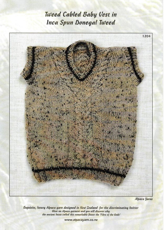 Leaflet 1204 - Alpaca Yarns 10 Ply - Mooroolbark Wool