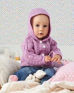 Leaflet 1489 - Sirdar 4 Ply Crochet cardigan & hoodie - Mooroolbark Wool