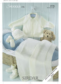 Leaflet 1576 - Sirdar 4 Ply jacket, hat, bootees, mitts & blanket - Mooroolbark Wool