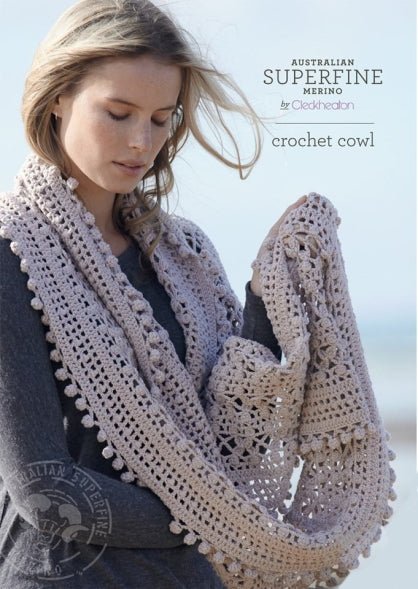 Leaflet 2427 - Cleackheaton Crochet CowlCL2222 - Mooroolbark Wool