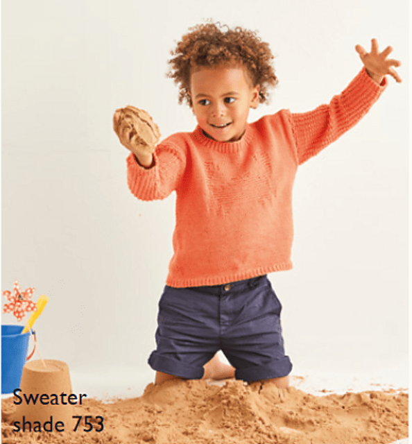 Leaflet 2579 - Sirdar DK Sweater - Mooroolbark Wool