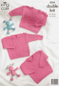 Leaflet 3514 - King Cole DK jumpers - Mooroolbark Wool