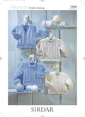 Leaflet 3948 - Sirdar DK cardigan & jumper - Mooroolbark Wool